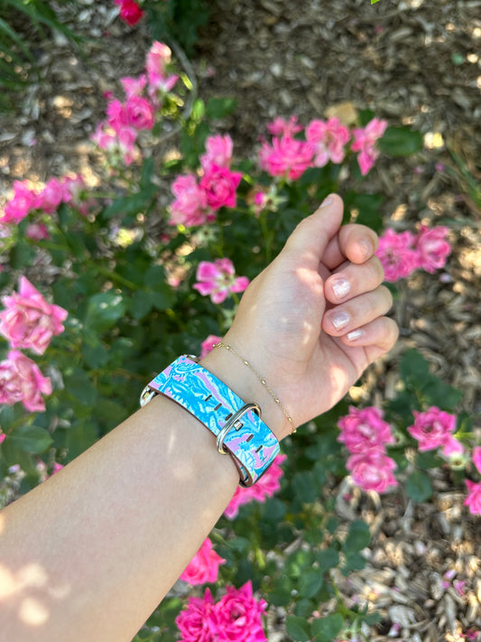Summer Pastel Abstract Watch Band