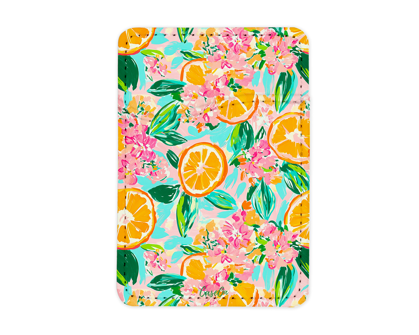Palm Beach Oranges Card Holder