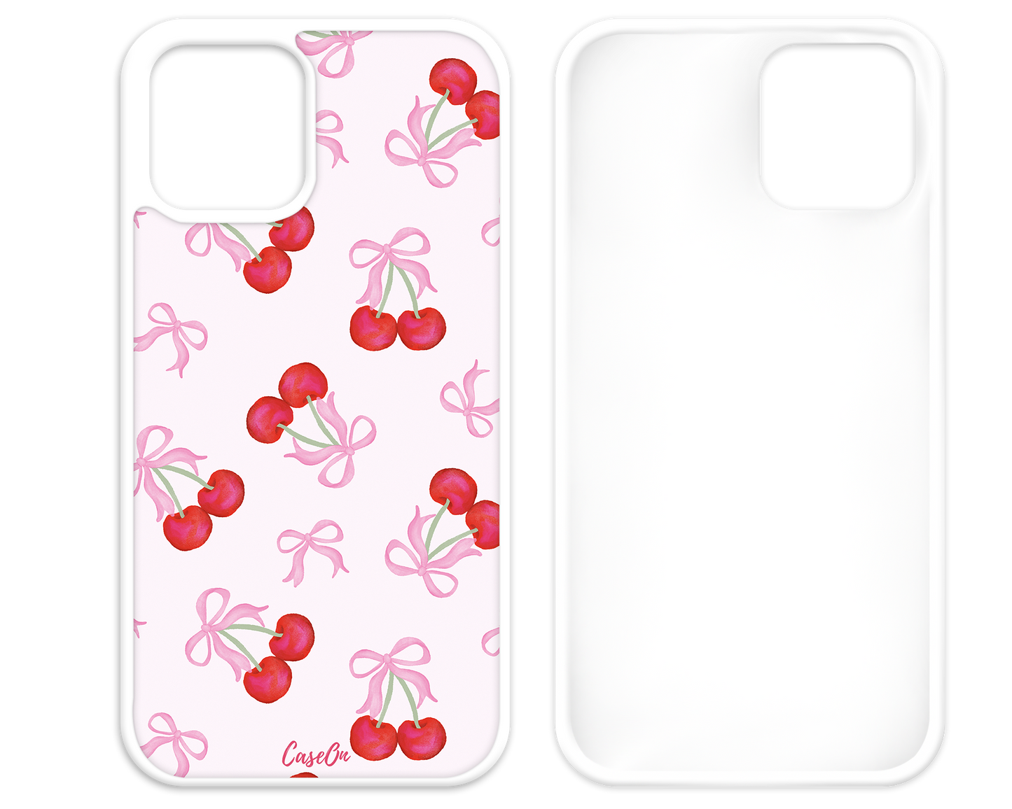 Cherry On Top White iPhone Case