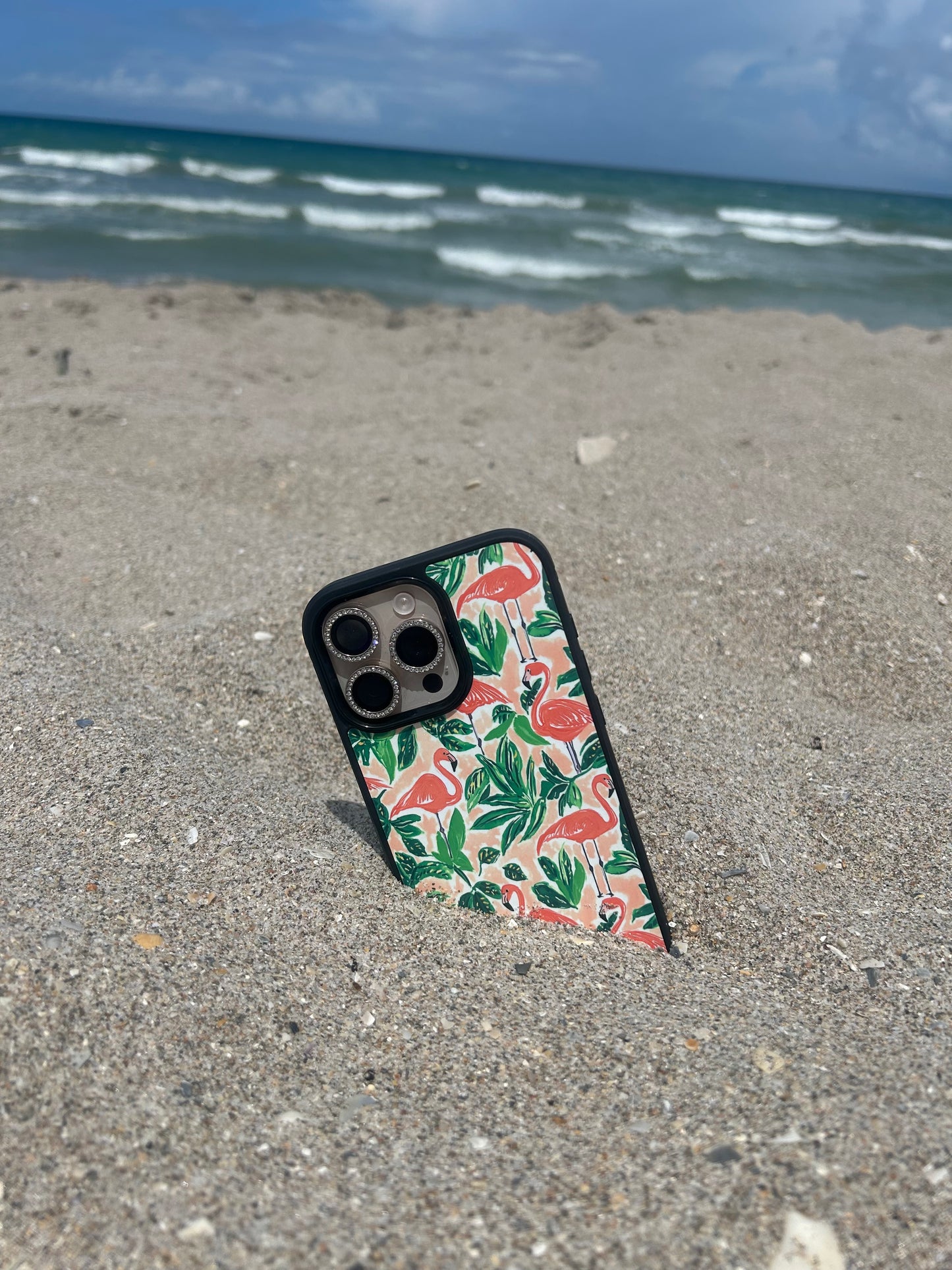 Flamingo Retreat MagSafe Case