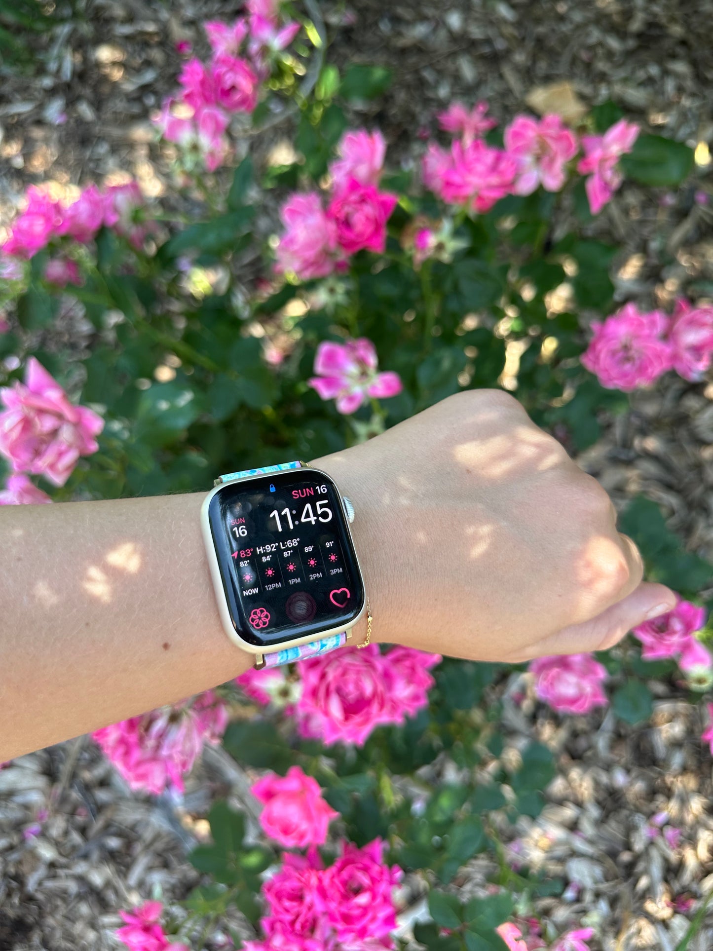 Summer Pastel Abstract Watch Band