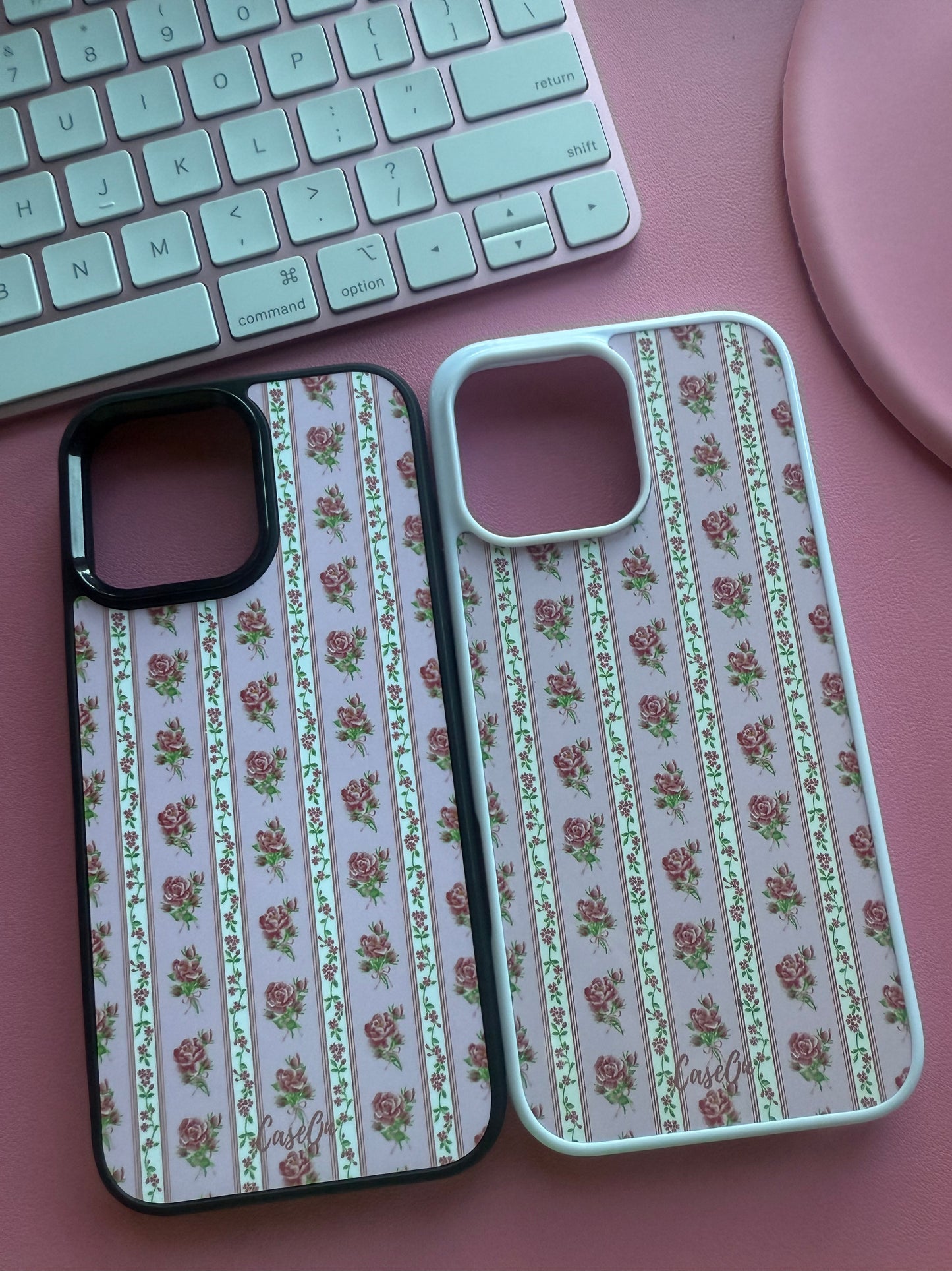 Victorian Blossom White iPhone Case