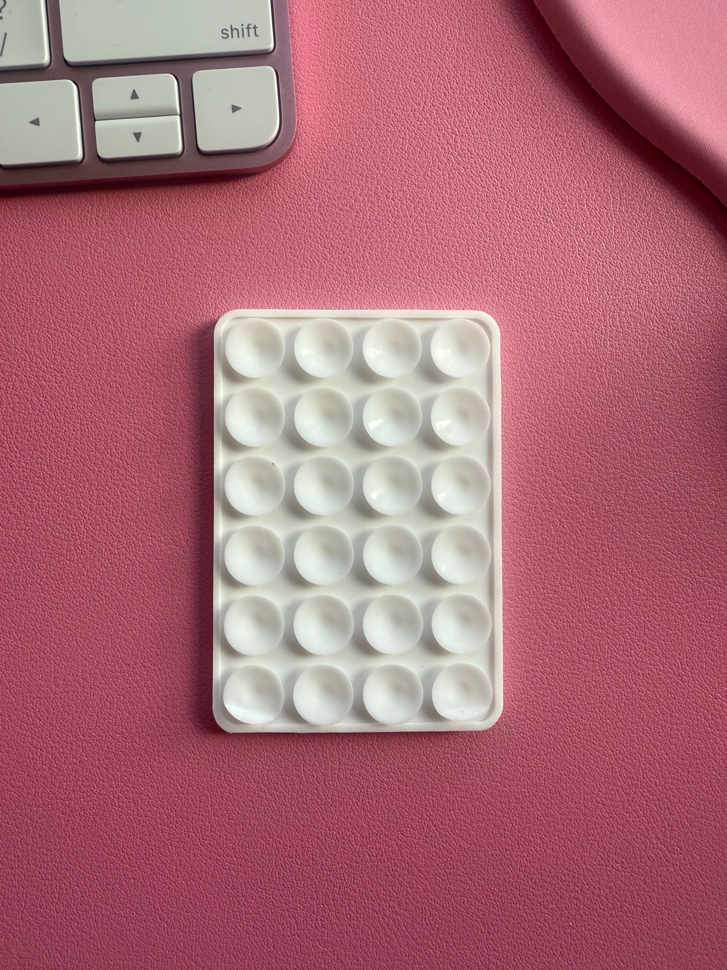 White Silicone Suction Pad