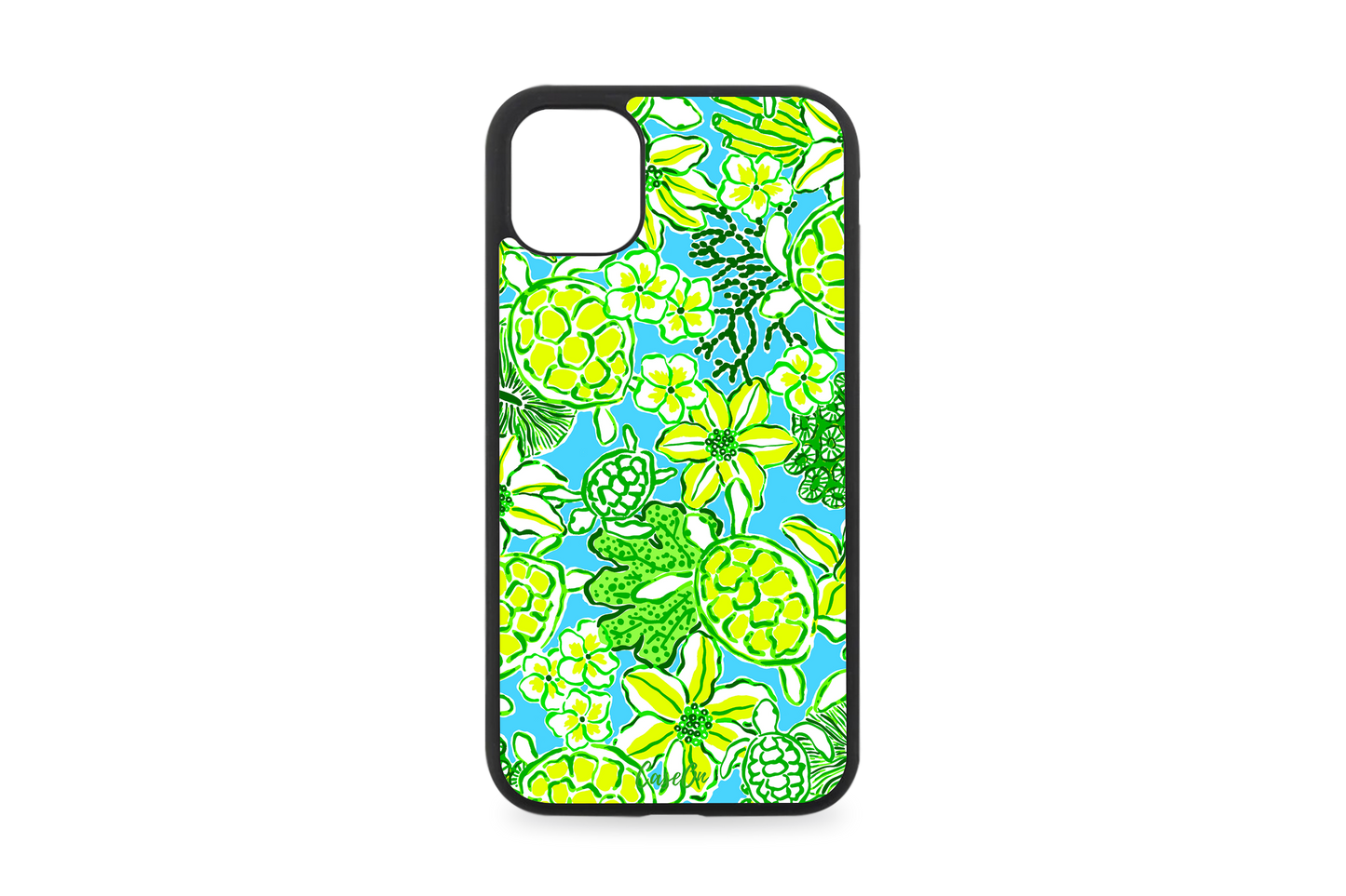 Green & Yellow Turtle Bay MagSafe iPhone Case