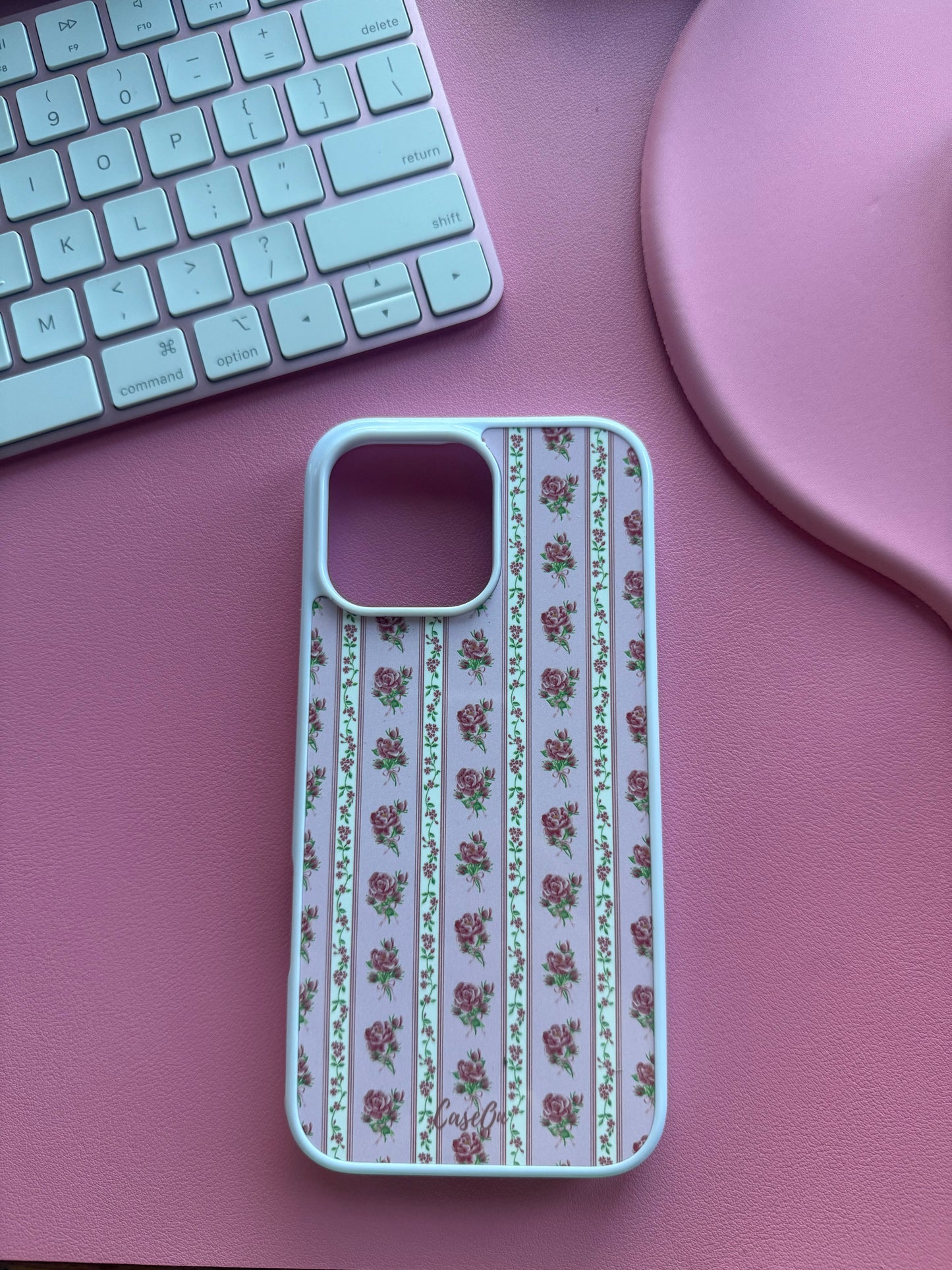 Victorian Blossom White iPhone Case