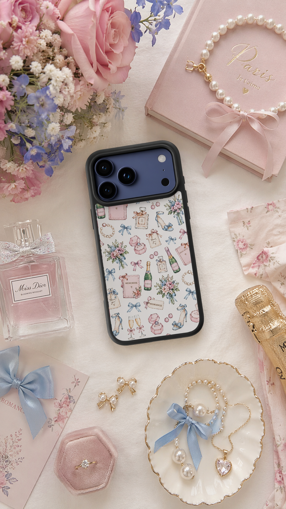 Bows & Bubbly MagSafe Phone Case
