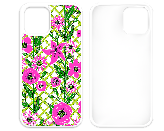 Fuchsia Vineyards White iPhone Case