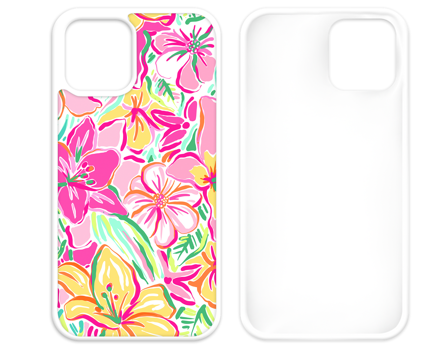 Pink Lilly White iPhone Case