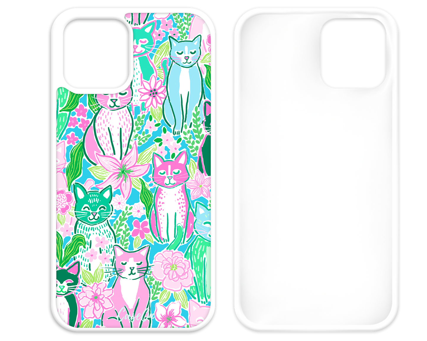 Pretty Kitty White iPhone Case