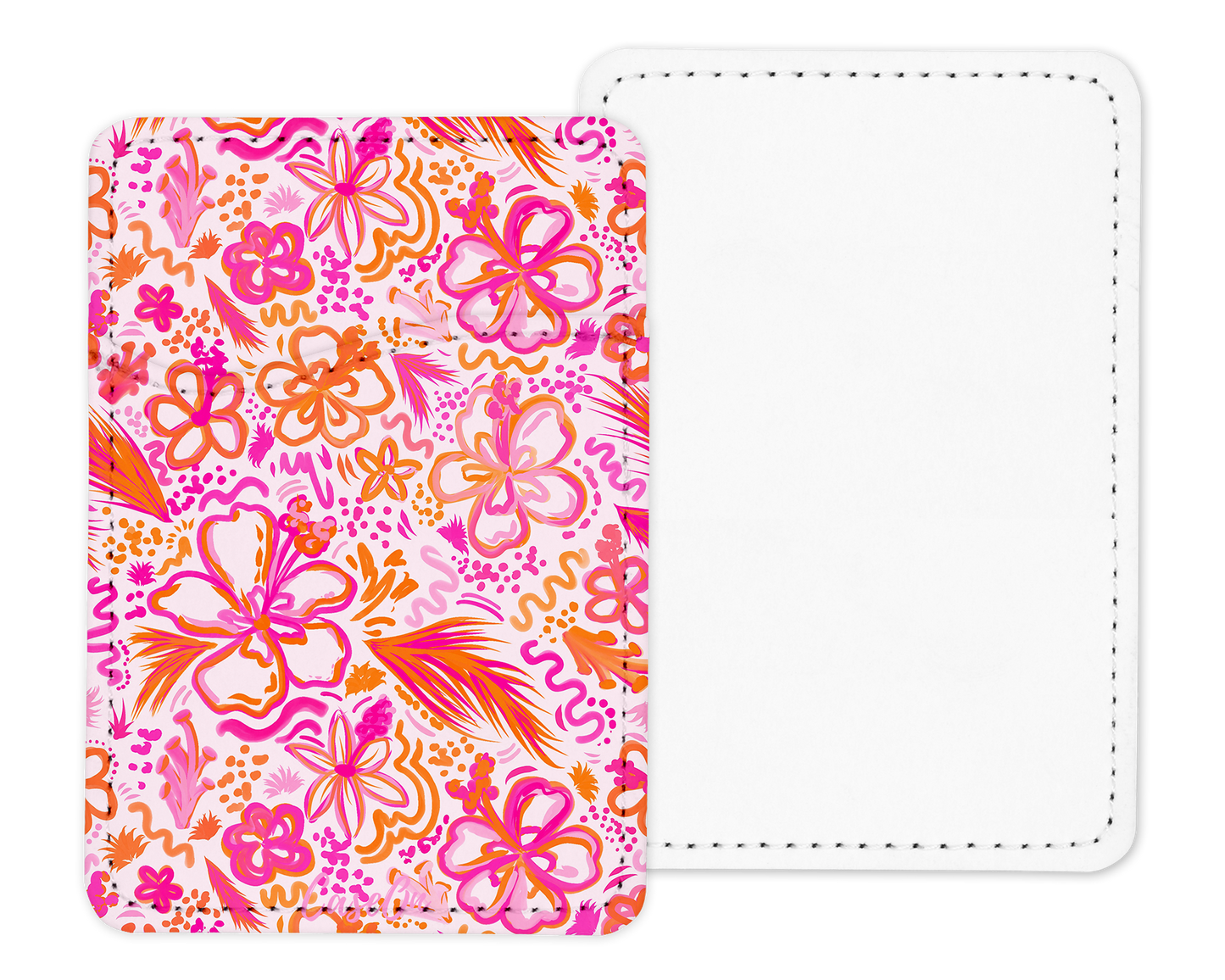 Jazzy Hibiscus Card Holder