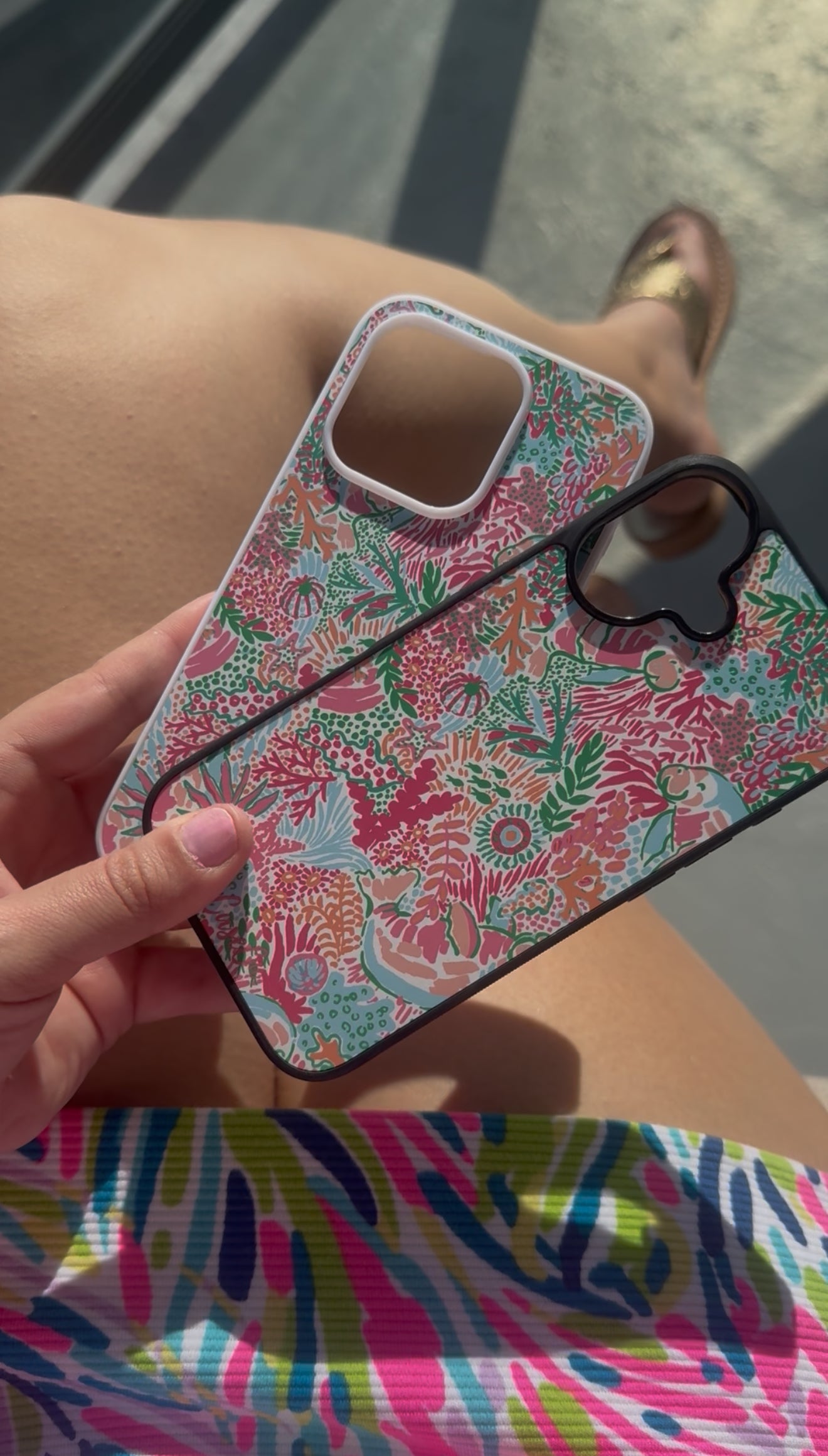 Manatee Island White iPhone Case