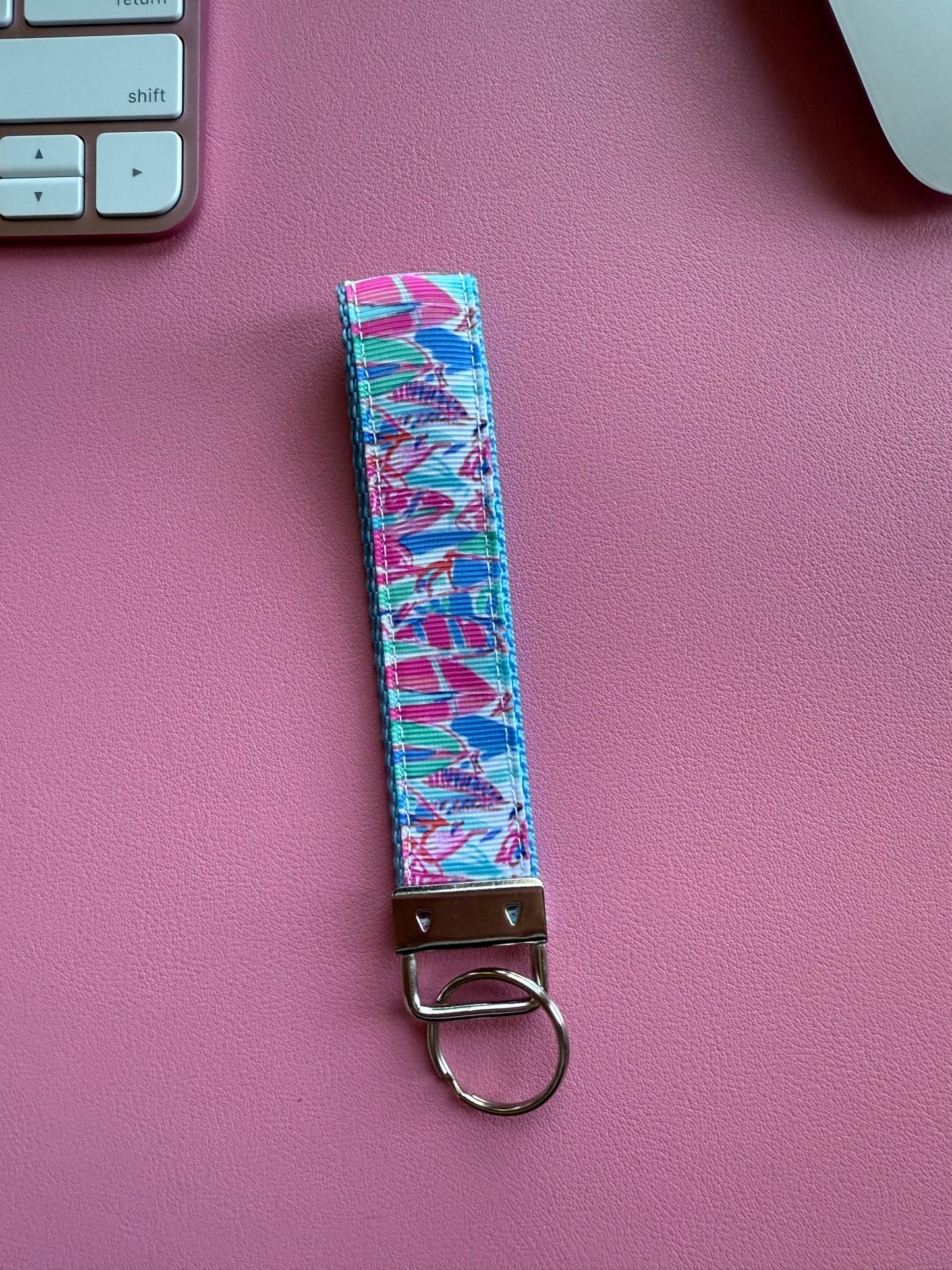 Coastal Confetti Keychain