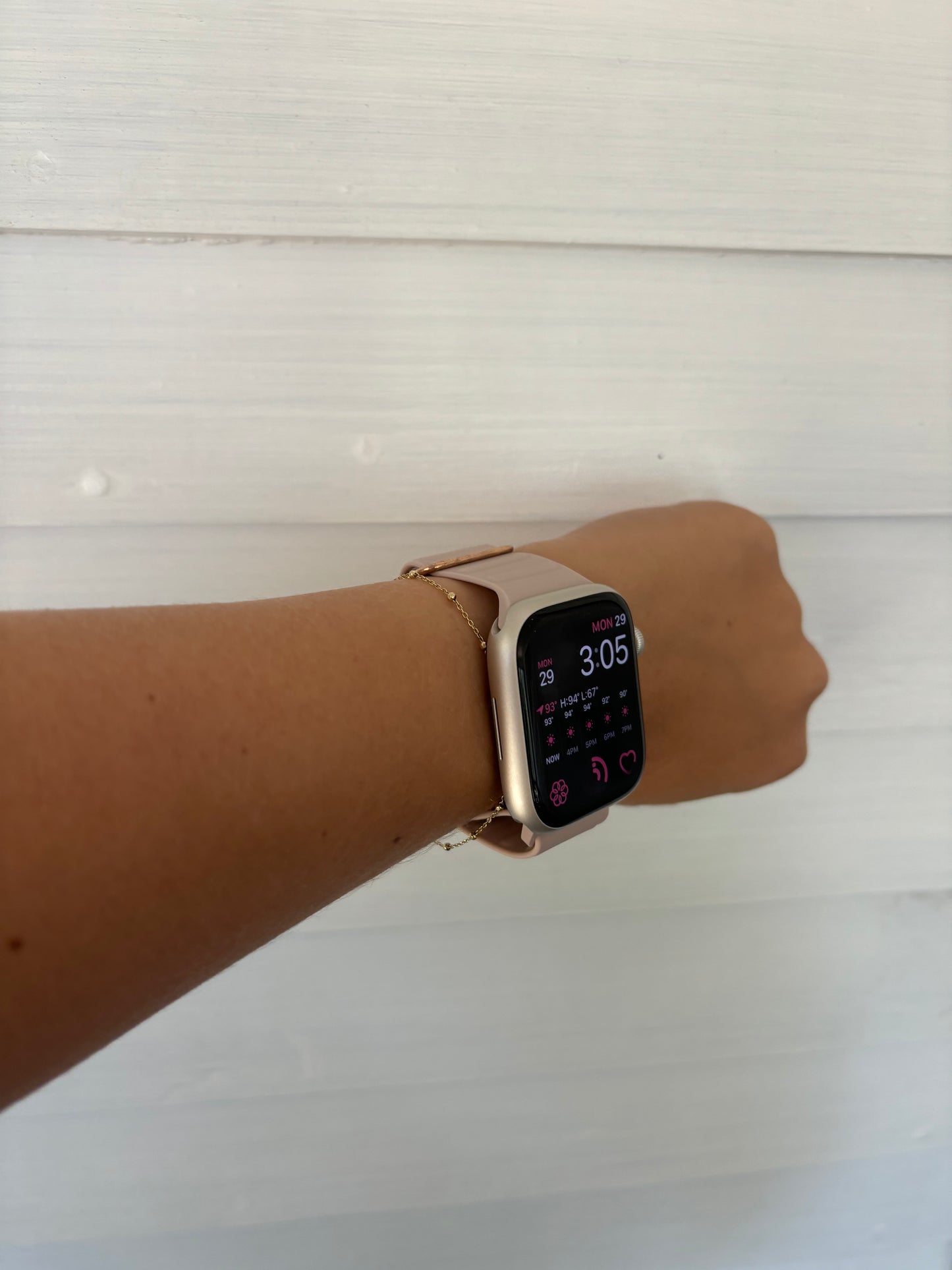 Sand Pink Adjustable Smart Watch Band