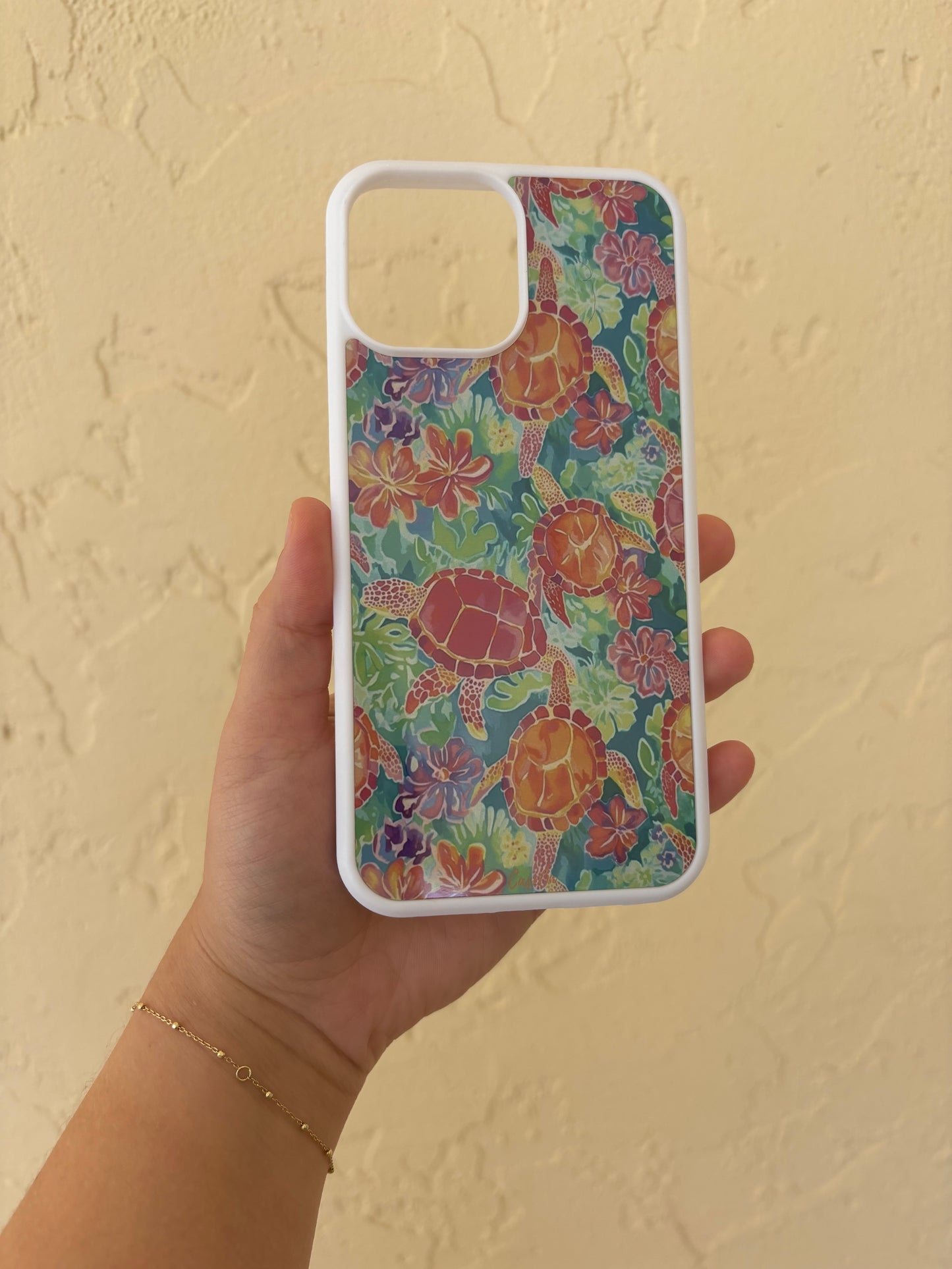 Reef Radiance White iPhone Case