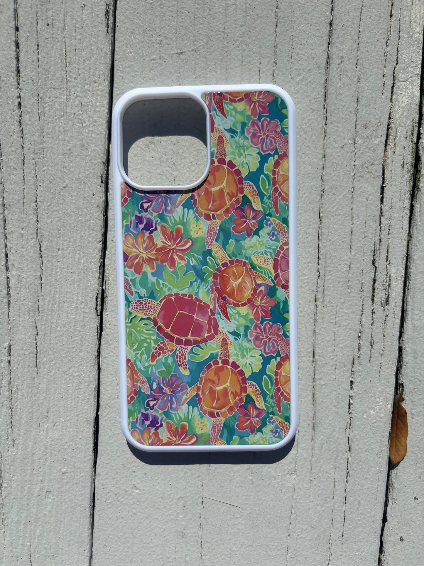 Reef Radiance White iPhone Case