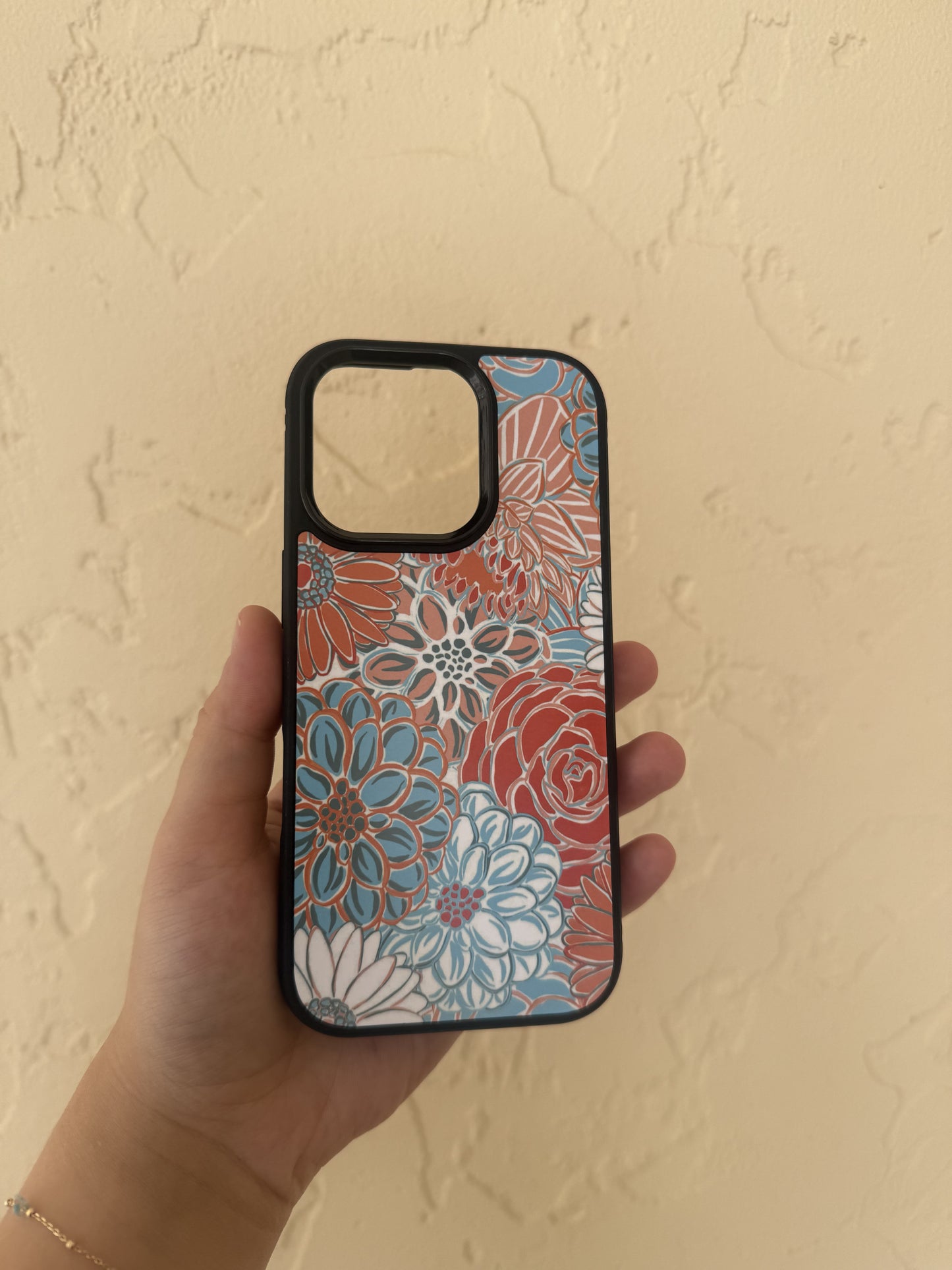 Blue and Orange Tropics MagSafe Case