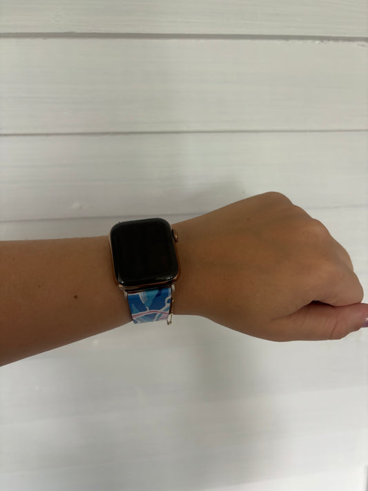 Dark Blue Abstract Watch Band