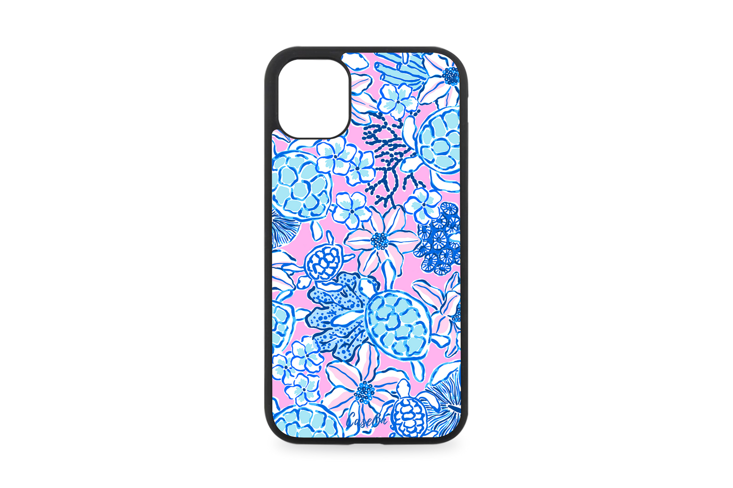 Purple & Blue Turtle Bay MagSafe iPhone Case