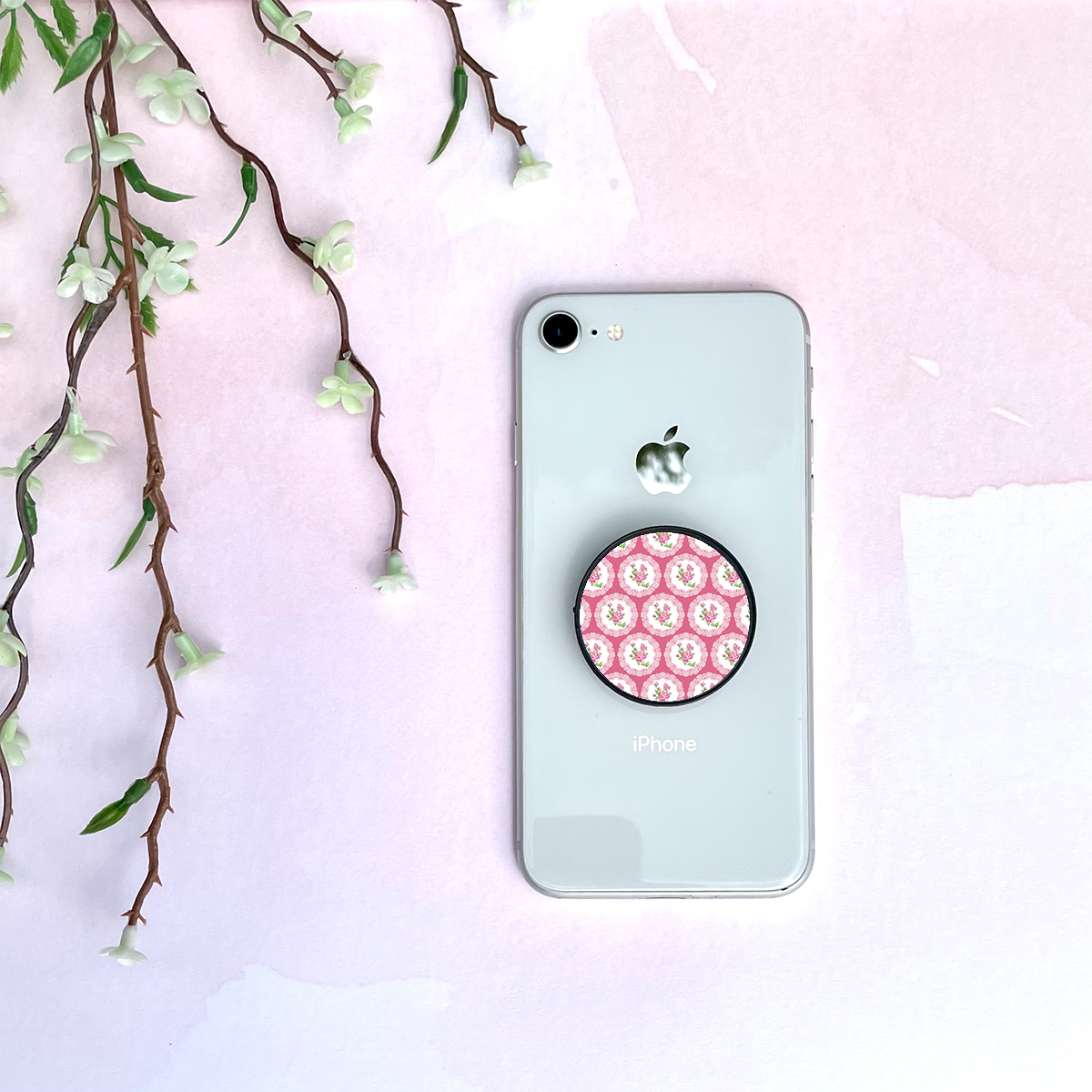 Blush Medallion Grip
