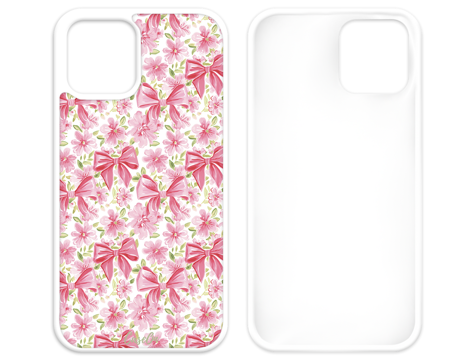 Pretty Petals White iPhone Case