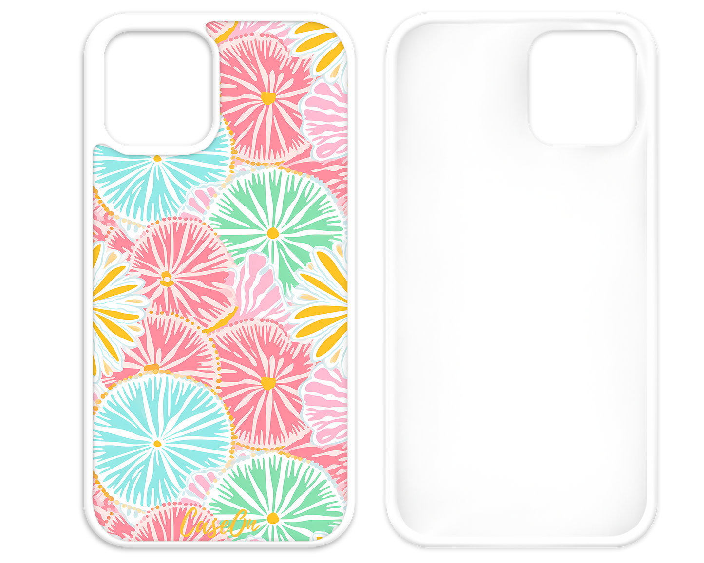Summer Sand Dollar White iPhone Case