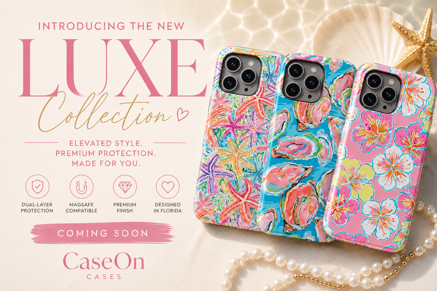 ✨ CaseOn Luxe Collection | Luxury MagSafe iPhone Cases