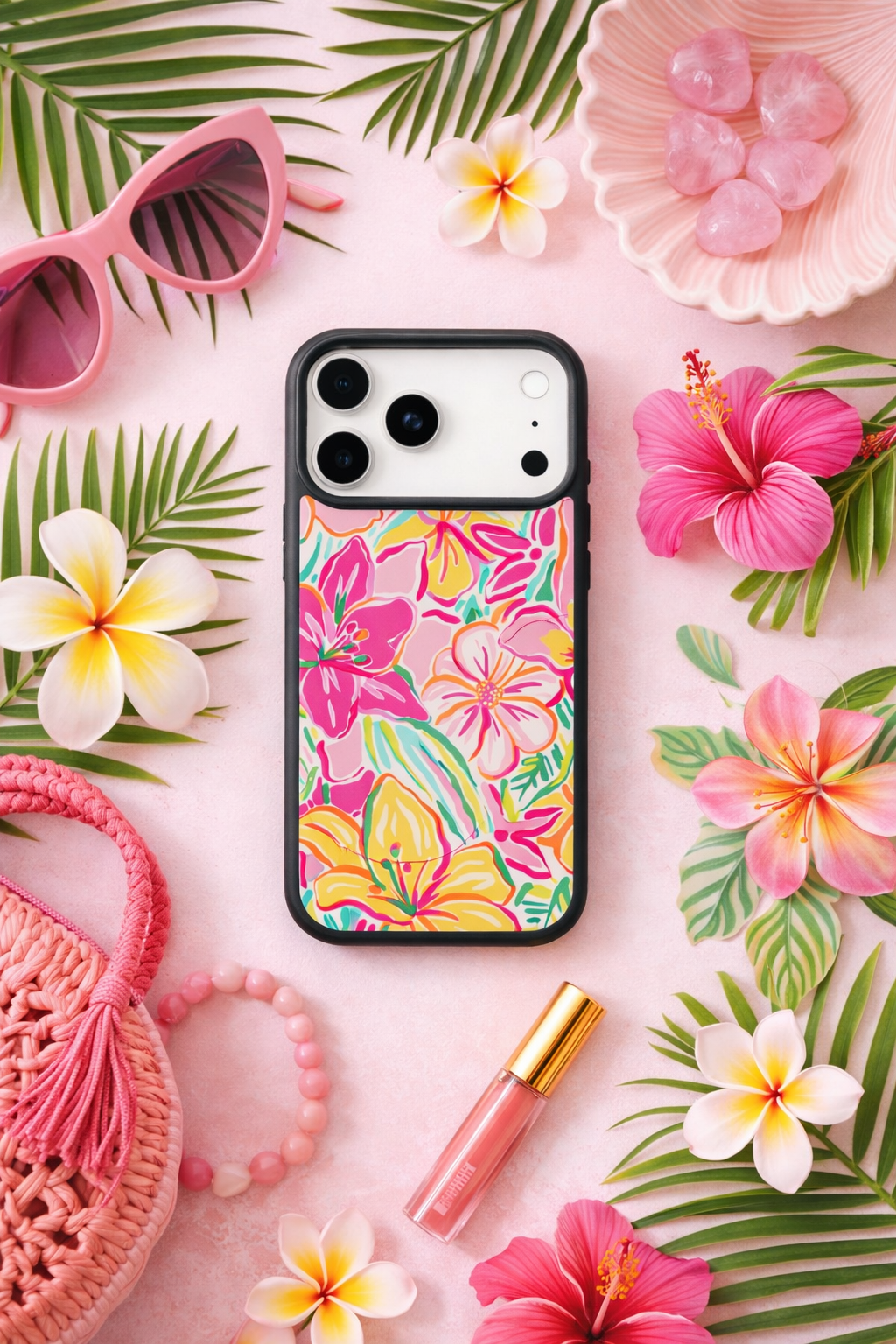 Pink Lilly MagSafe Case