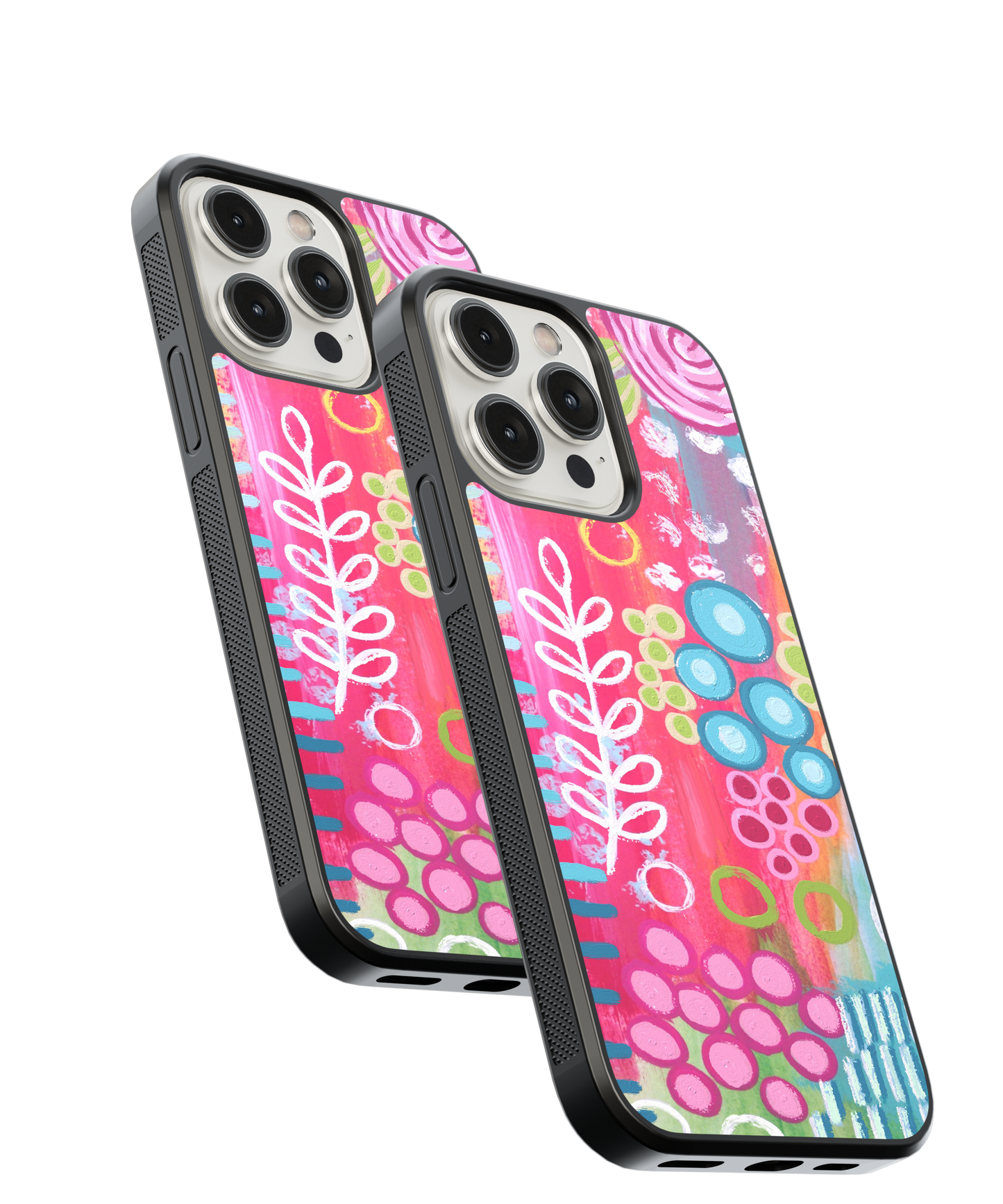 Abstract Floral iPhone Case