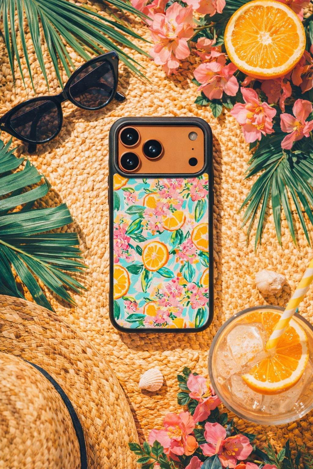 Palm Beach Oranges MagSafe Phone Case