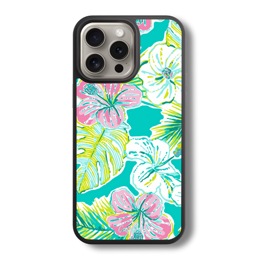 Hibiscus Haze MagSafe iPhone Case
