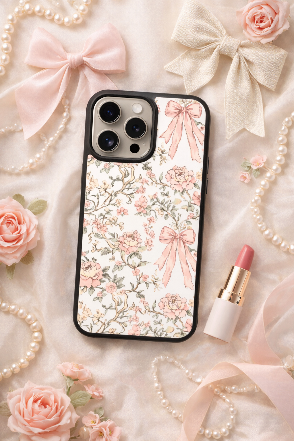Rosé Ribbons MagSafe Phone Case