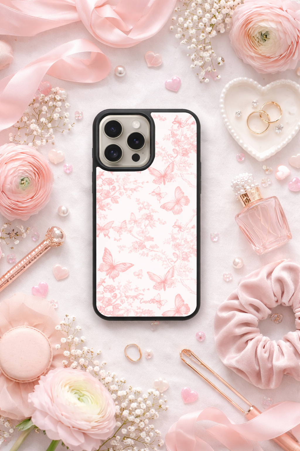 Blush Butterfly MagSafe Phone Case