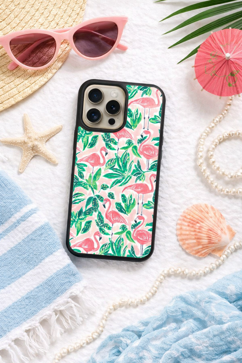 Flamingo Retreat MagSafe Case