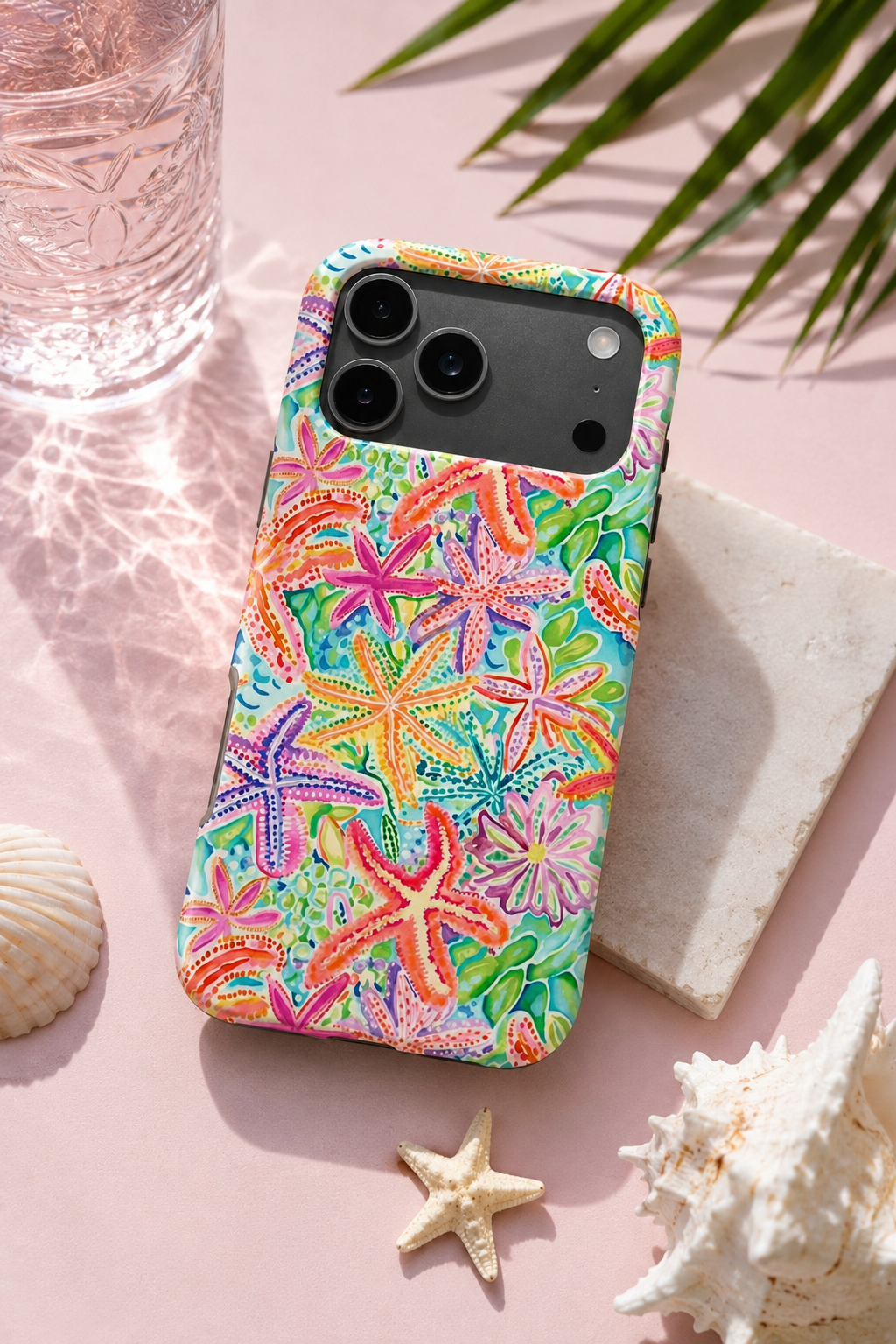 Sunny Starfish Luxe MagSafe iPhone Case