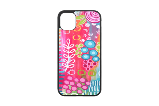 Abstract Floral iPhone Case