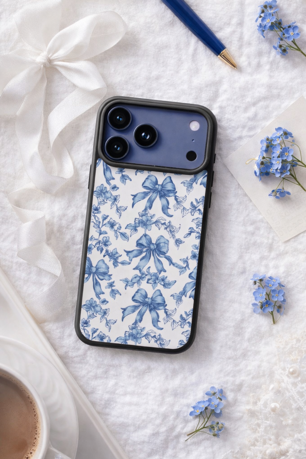 Porcelain Bows MagSafe Phone Case