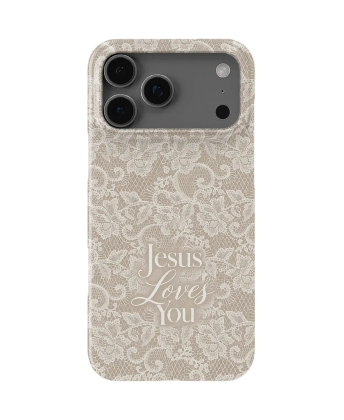 Heavenly Lace Luxe MagSafe iPhone Case – Christian Lace Phone Case