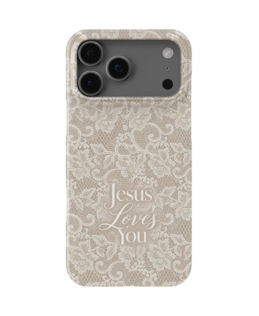 Heavenly Lace Luxe MagSafe iPhone Case – Christian Lace Phone Case