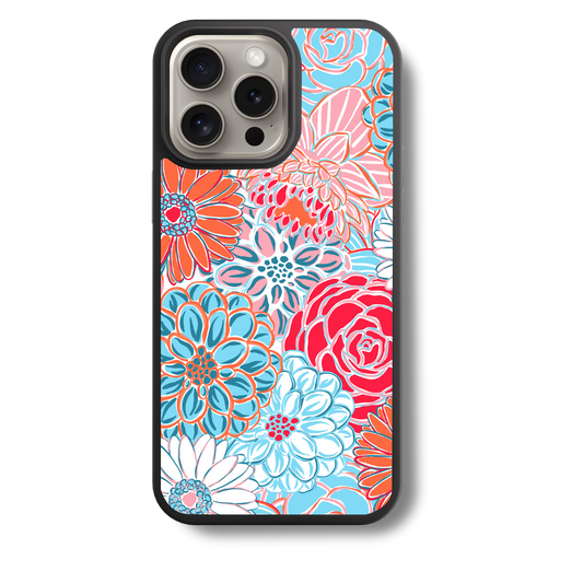 Blue and Orange Tropics MagSafe Case