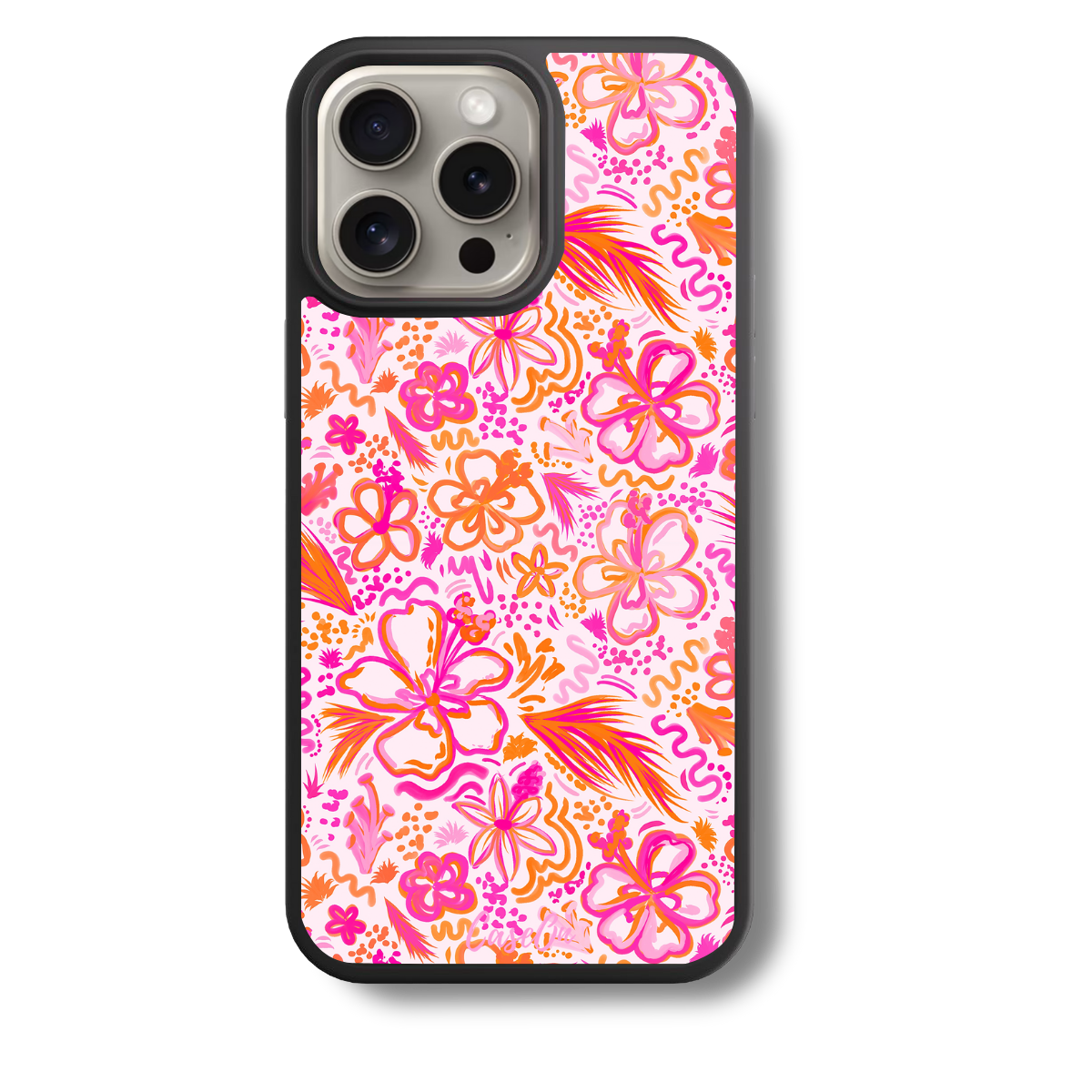 Jazzy Hibiscus MagSafe iPhone Case | Vibrant Tropical Phone Case – CaseOn