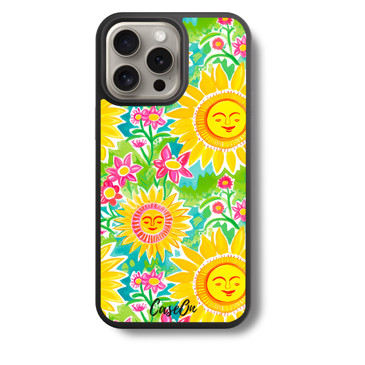 Sunshine Daze MagSafe iPhone Case | Cheerful Sunflower Design – CaseOn