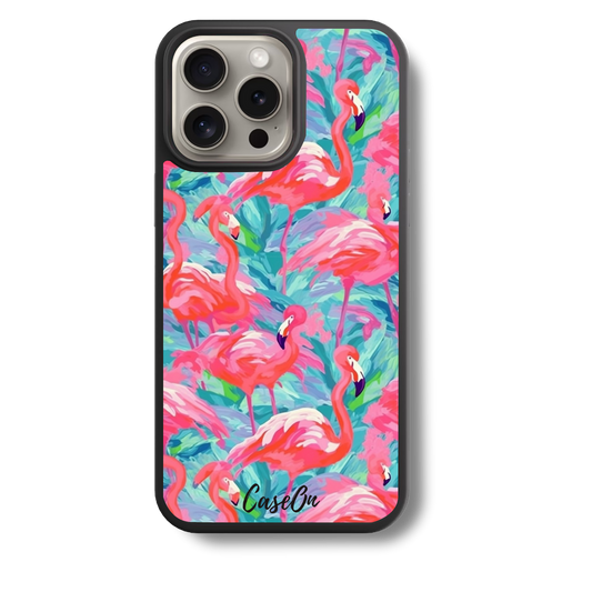 Pink Flamingos MagSafe Case