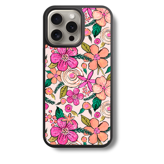 Pink and Orange Pep MagSafe Case