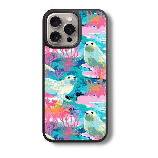 Seaside Seals MagSafe iPhone Case