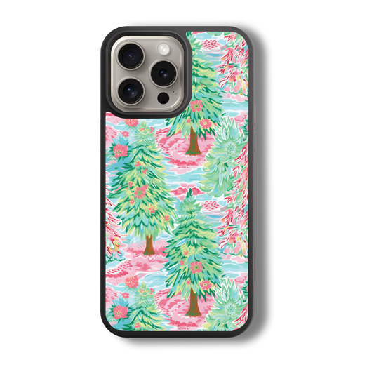 Holly Jolly Pines MagSafe Phone Case