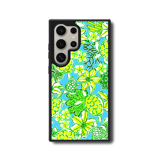 Green & Yellow Turtle Bay Samsung Case