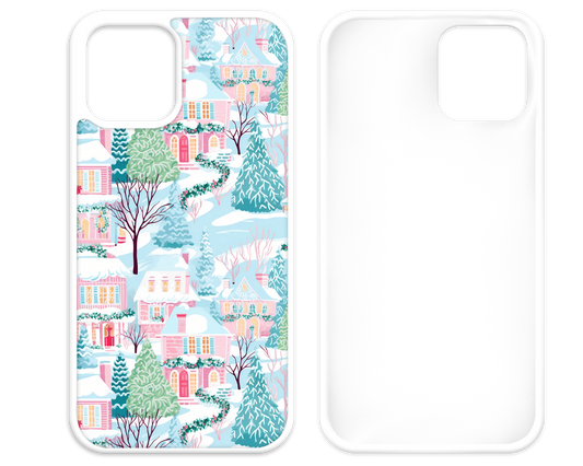 Christmas Town White iPhone Case