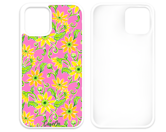 Sunny Sunflower White iPhone Case