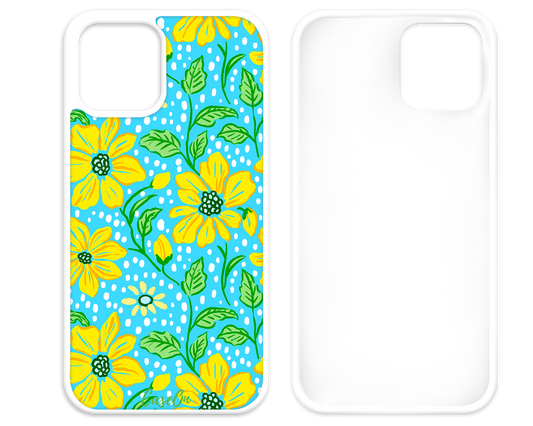 Lemonade Flowers White iPhone Case