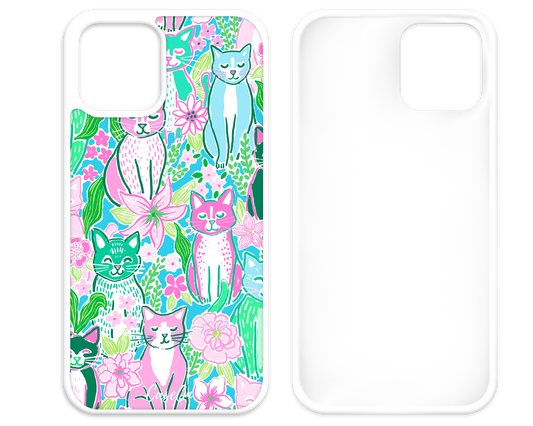 Pretty Kitty White iPhone Case